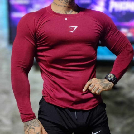 COMPRESOR GYMSHARK MANGA LARGA